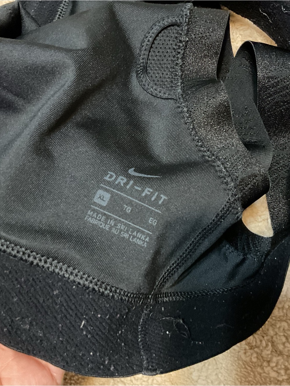 Nike Black Athletic Sports Bra Size XL - Picture 5 of 5